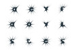 © Zee Production - Abstract sparkle shape, sign and Contemporary Symbols
