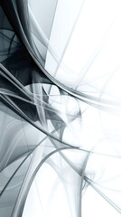 Poster - Dynamic lines and curves merging to create motion and energy, perfect for technology, innovation, or modern art designs