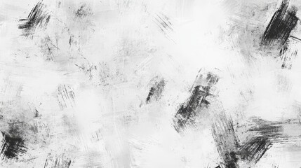 Aufkleber - Abstract grayscale brush strokes texture