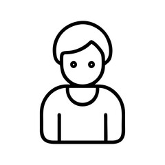 Poster - User interface icon representing a person for websites and mobile applications