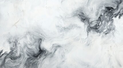 Aufkleber - Abstract grayscale fluid art background.