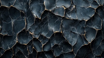 Poster - Dark abstract texture, cracked surface,  elegant background