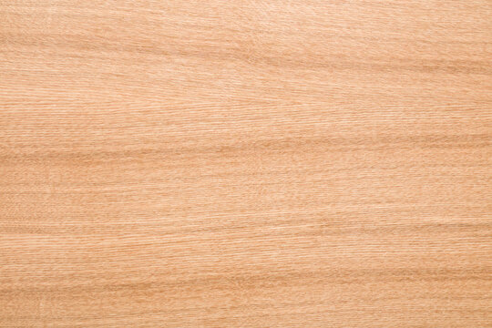 Light ash veneer wooden surface background. Closeup. Empty place for text. Top down view.