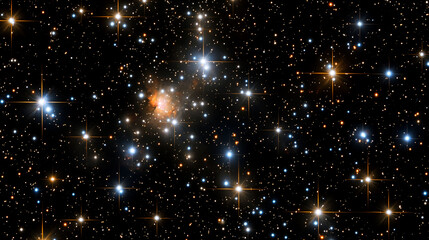 Wall Mural - Cosmic Wonders: A Celestial Tapestry of Stars and Nebulae sentencesa