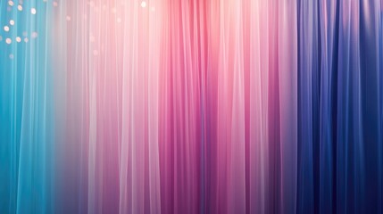 Poster - colorful gradient smoke curtains in shades of blue pink and purple with a soft matte bokeh texture c