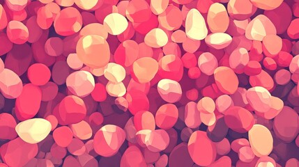 Leinwandbilder - Abstract background with pink and orange pebble texture.