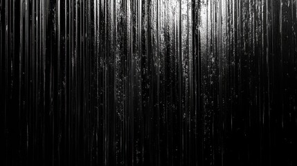 Leinwandbilder - Abstract black and white vertical stripes background