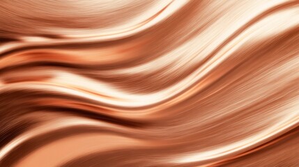 Poster - Abstract rose gold liquid background.  Perfect for cosmetics, beauty, and luxury branding.