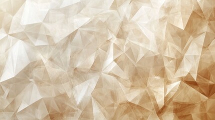 Poster - Abstract beige and white geometric pattern background