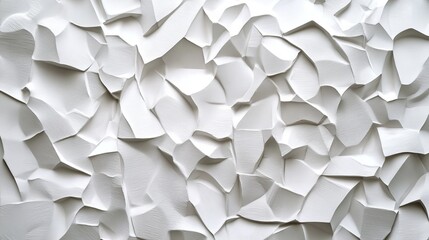 Poster - Abstract white cracked texture background