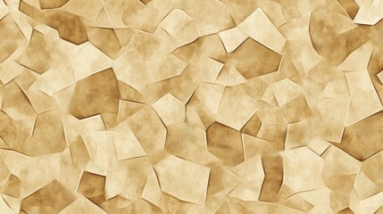 Poster - Abstract beige and gold mosaic background texture.