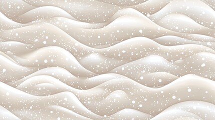 Poster - This seamless pattern has a grey background with white swirls, dots, and floral motifs, creating an elegant design SEAMLESS PATTERN