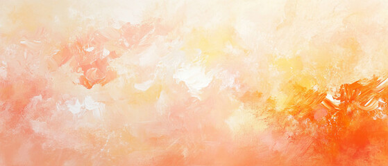Poster - Abstract textured background in warm orange and peach tones, perfect for design use
