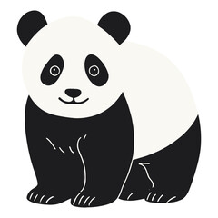 Wall Mural - Pandas animal illustration wildlife vector