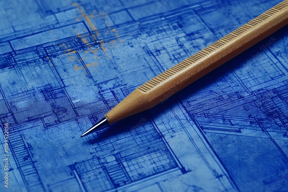 Blueprint Design Architectural Drawing House Plan Home Construction ...