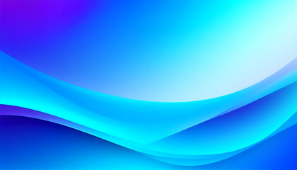 Wall Mural - waves of blue and purple blend in serene harmony across the canvas