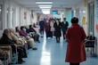 © Oleksandr - Insufficient medical care for the elderly in a crowded hospital corridor