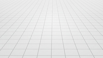 Poster - A paper surface displaying a white grid layout