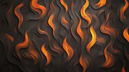 Poster - Abstract fire flames texture background.