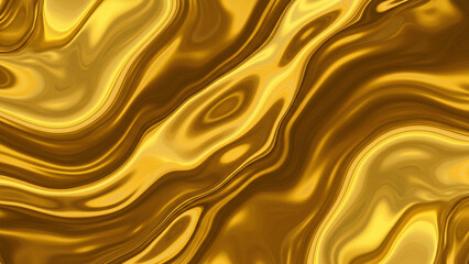 Leinwandbilder - A gold-themed abstract background