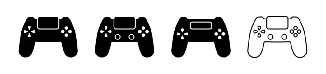Fototapete - Gamepad icon. Controller. Gamepad set