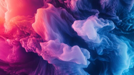 Poster - Abstract colorful swirls and clouds background