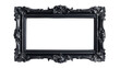 © procreation - Ornate Black Picture Frame:  A timeless classic, this elegant black picture frame with intricate, ornate carvings adds a touch of sophistication and grandeur to any space.