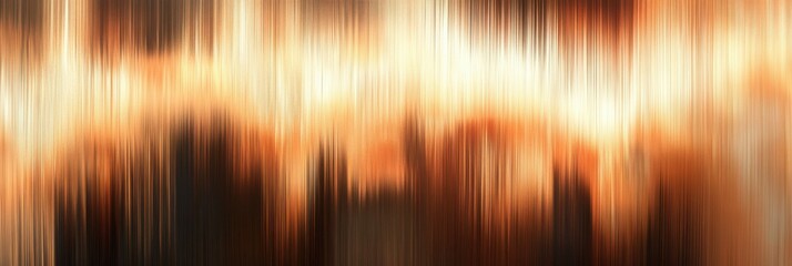 Poster - Abstract vertical lines in warm tones creating a dynamic blurred pattern