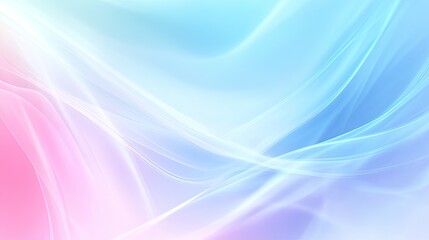 Poster - A smooth gradient of pastel blues and pinks merging into a sleek, calming background