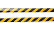 © openwork99 - Horizontal black and yellow caution tape isolated on transparent background