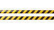 © openwork99 - Horizontal black and yellow caution tape isolated on transparent background