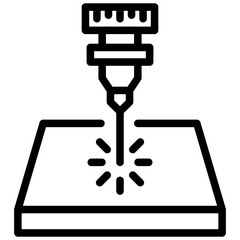 Poster - Laser Outline Icon