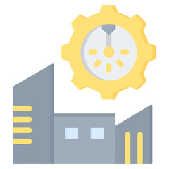 Poster - Laser Industry Flat Icon