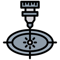 Poster - Precision Outline Color Icon