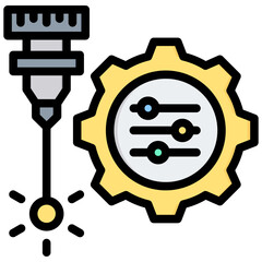 Poster - Laser Customization Outline Color Icon
