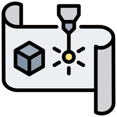 Poster - Prototype Outline Color Icon
