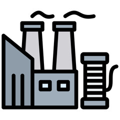 Poster - Textile Outline Color Icon