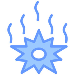 Poster - Vaporize Blue Icon