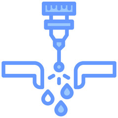 Poster - Melting Blue Icon