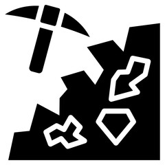 Poster - Quarry Glyph Icon