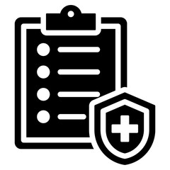 Poster - Safety Precaution Glyph Icon