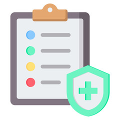Poster - Safety Precaution Flat Icon