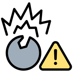 Poster - Explosive Outline Color Icon