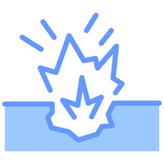 Poster - Blasting Blue Icon