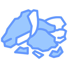 Poster - Limestone Blue Icon