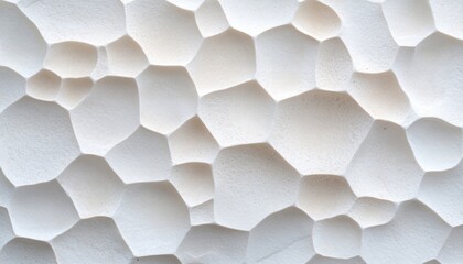 Poster - Unique textured surface features hexagonal shapes, highlighting craftsmanship and design focus