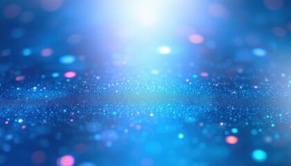 Poster - Magical sparkling blue abstract background for artistic design and creative inspiration