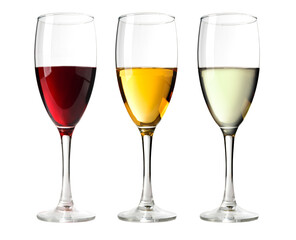 Wall Mural - set of wine glass