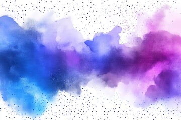 Poster - Stunning purple and blue watercolor abstract splash for modern art projects and creative designs, perfect for digital backgrounds and artistic presentations