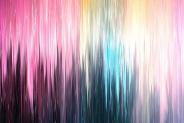 Poster - Glitchy grain abstract featuring unique colorful gradients and a textured background of digital distortion, ideal for modern art and contemporary design enthusiasts